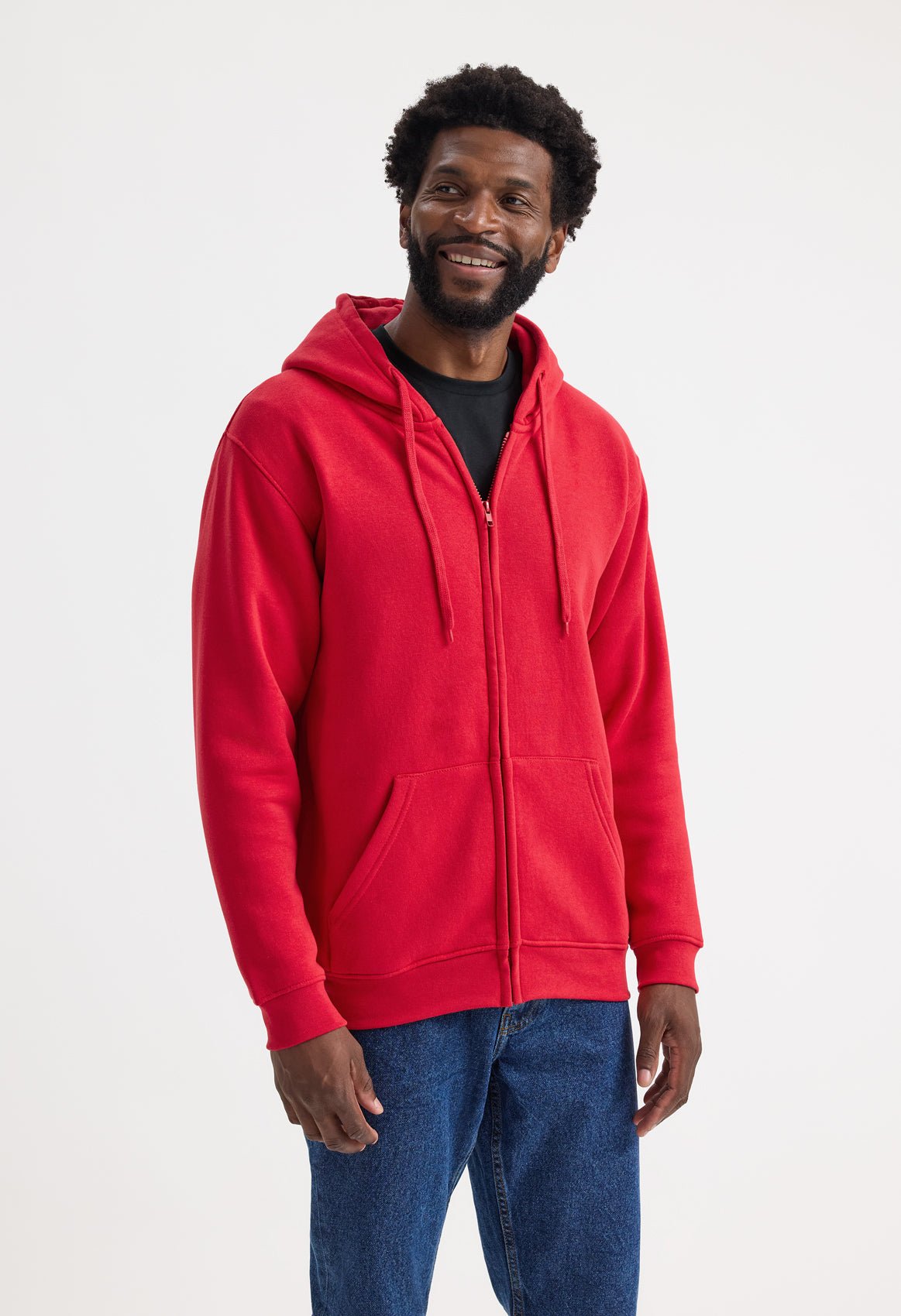 UC504: Unisex Full Zip Hooded Sweatshirt Mens Hoodies Uneek
