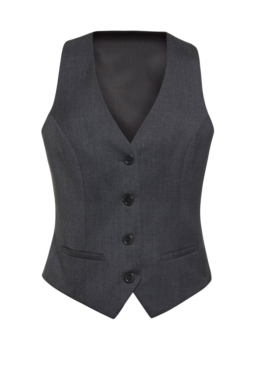 Waldorf Women's Waistcoat Ladies Waistcoat Brook Taverner Mid Grey 6
