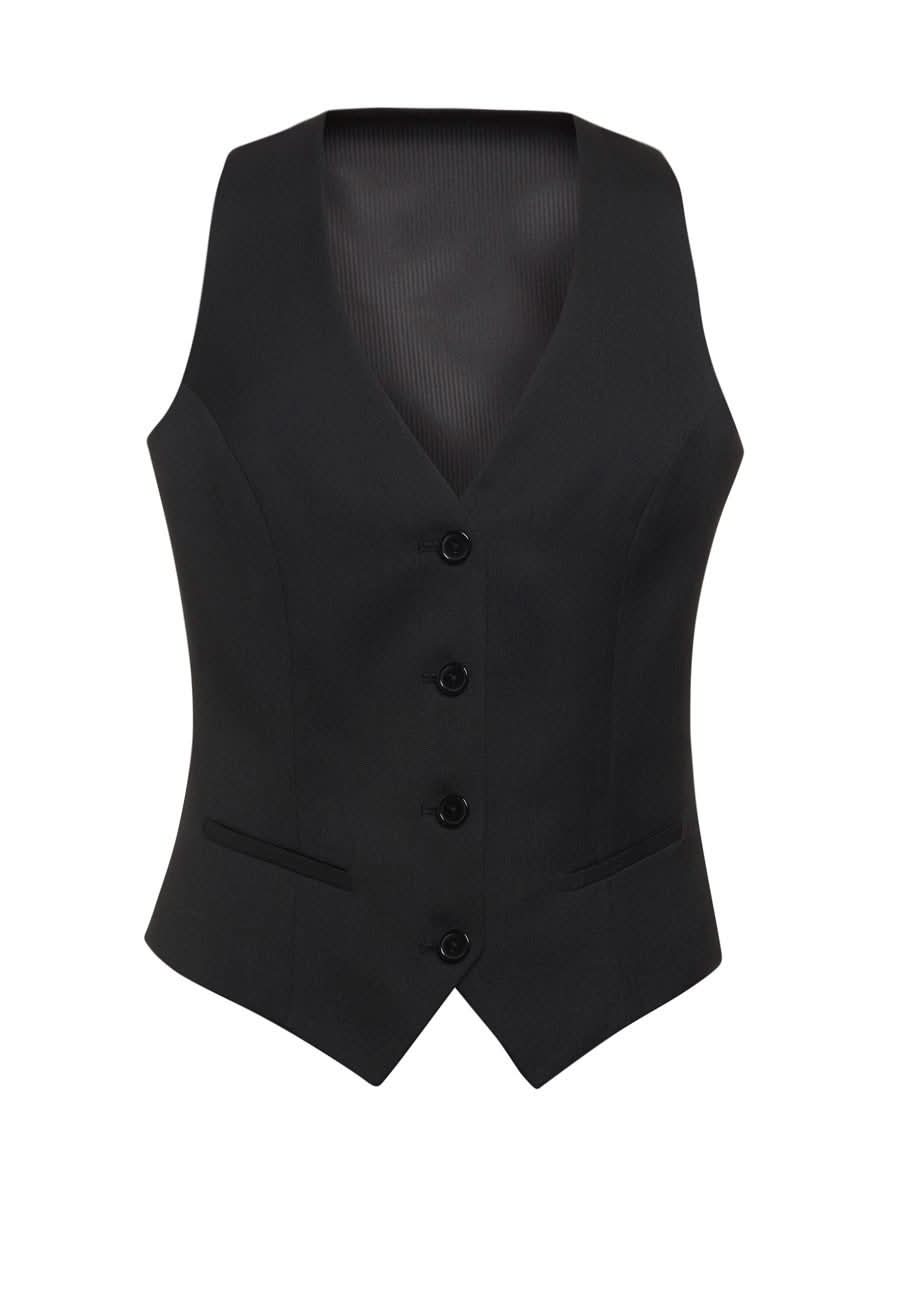 Waldorf Women's Waistcoat Ladies Waistcoat Brook Taverner Black 6