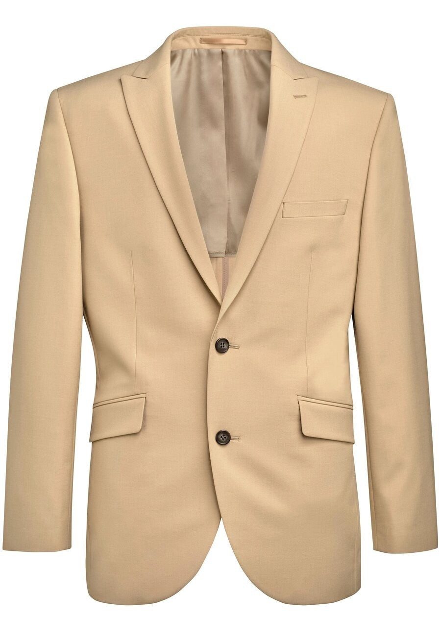 5427: William Tailored Fit Mens Suit Jacket Mens Suit Jacket Brook Taverner Sand 34 Regular