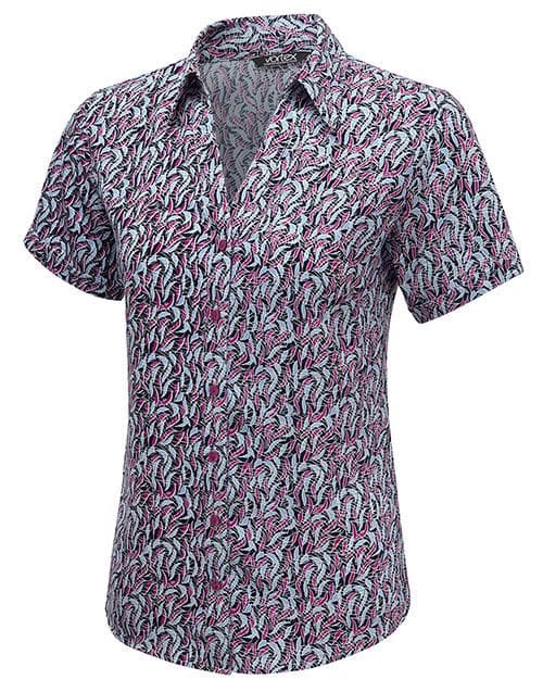 Willow Ladies Open Collar Blouse Blouses Vortex Designs