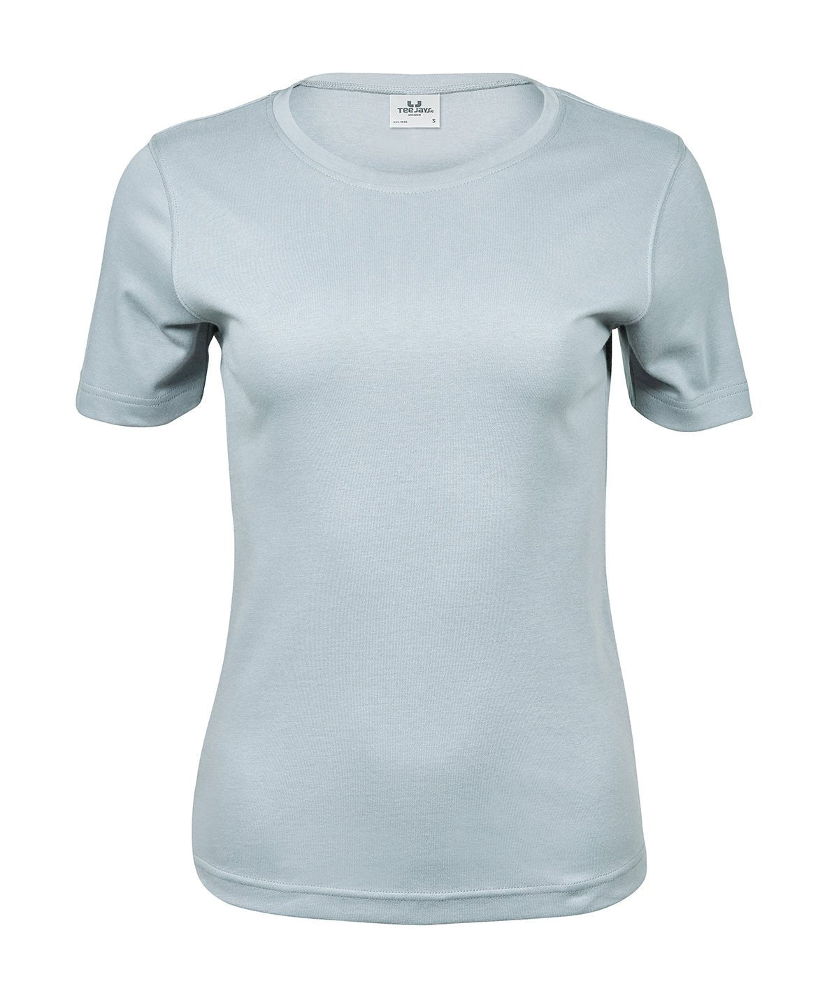 Women’s (580) Organic Cotton Interlock T-Shirt Womens T-Shirts Tee Jays Ice Blue S