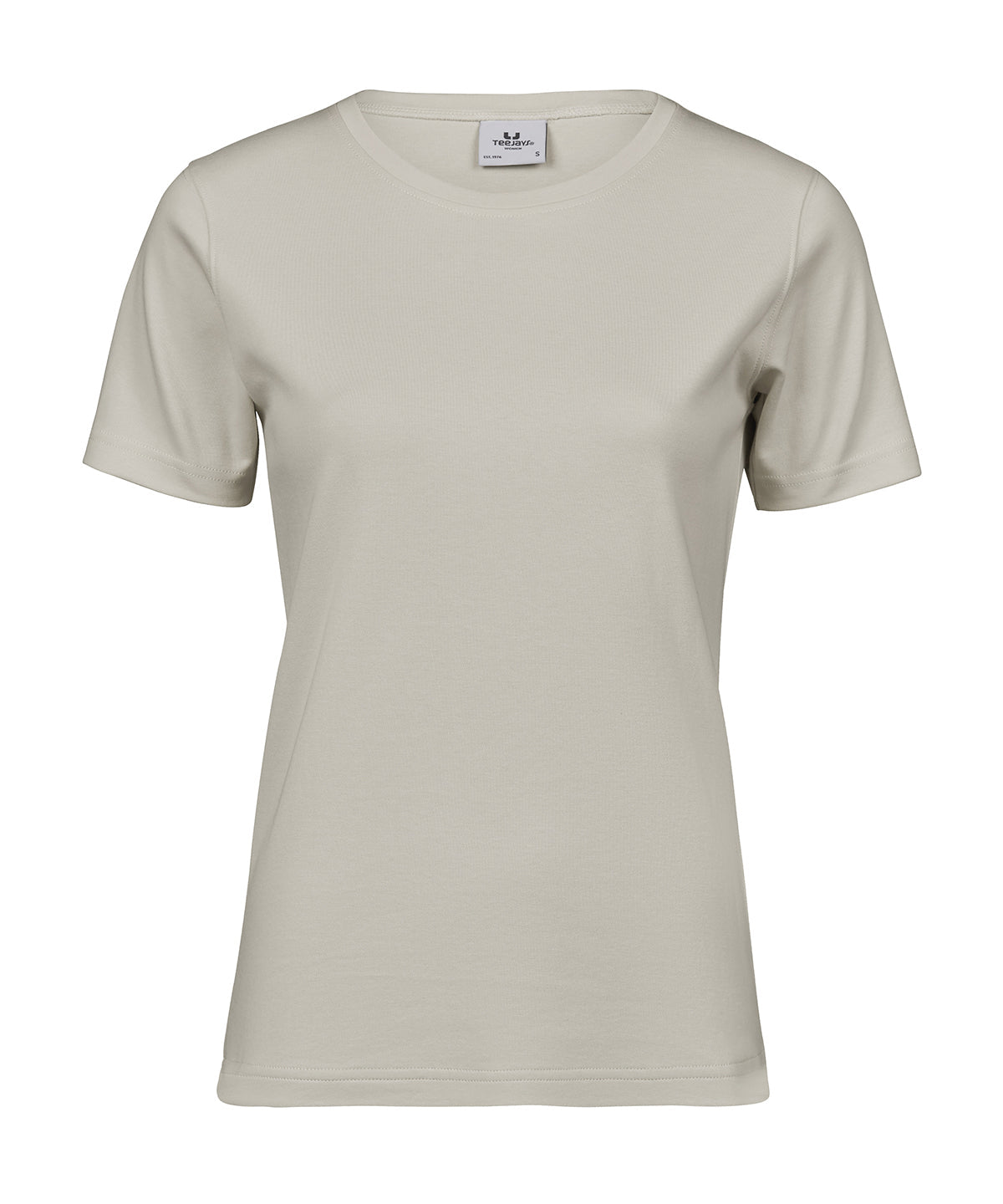 Women’s (580) Organic Cotton Interlock T-Shirt Womens T-Shirts Tee Jays Cement S