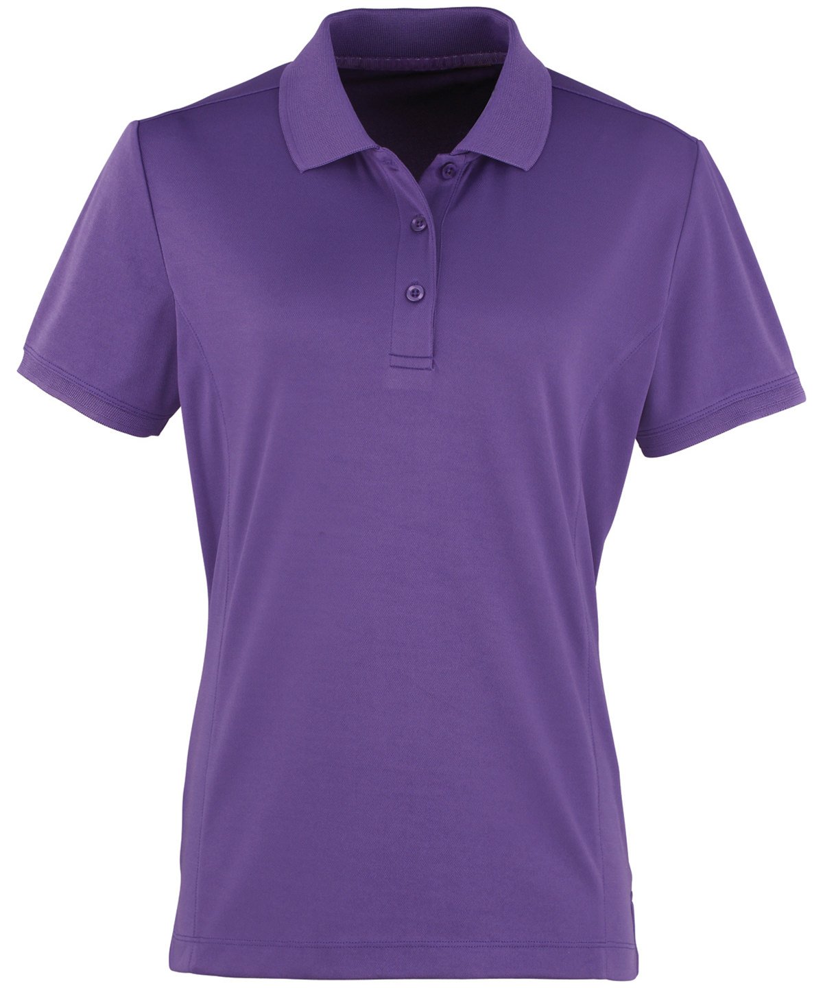 PR616: Ladies Pique Polo Shirt Womens Polos Premier Purple XS