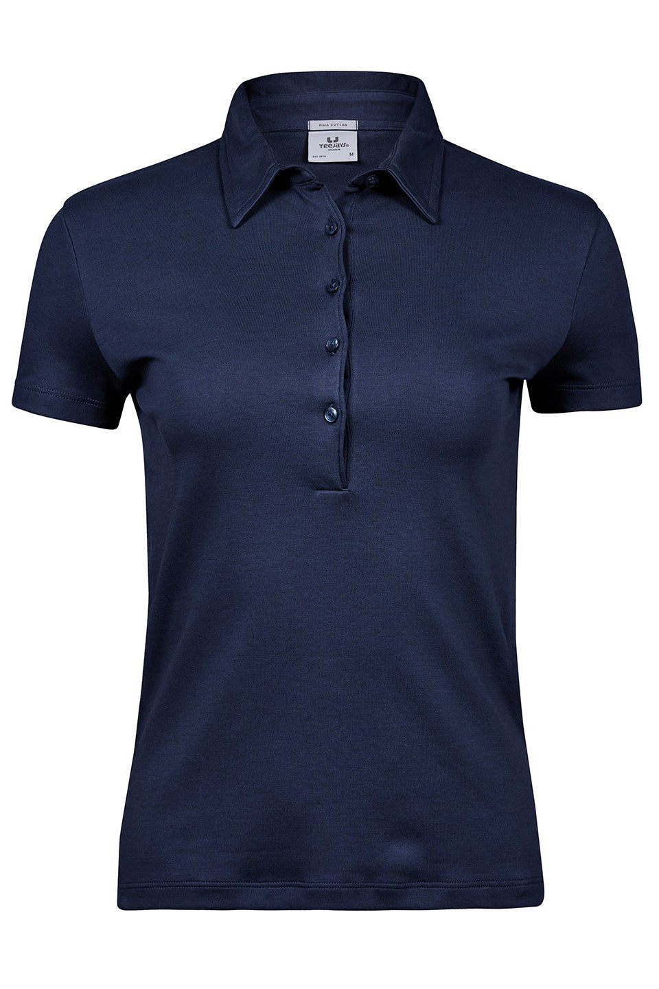 Women’s Pima Cotton Polo Women Polo Shirt Tee Jays Navy S