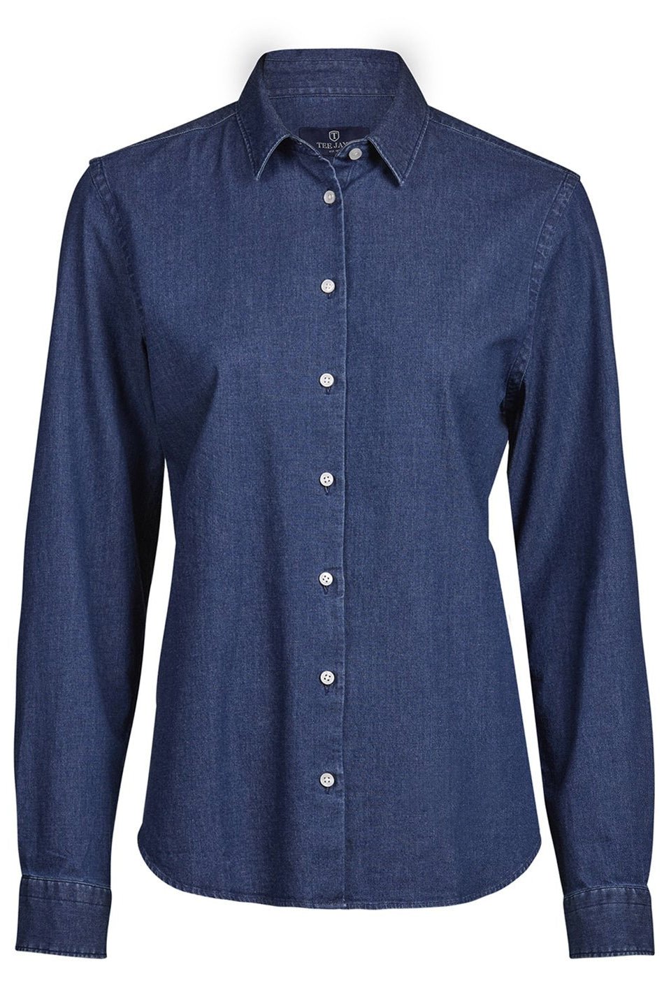 Women’s Premium Denim Shirt Womens Long Sleeve Shirts Tee Jays Blue Denim S