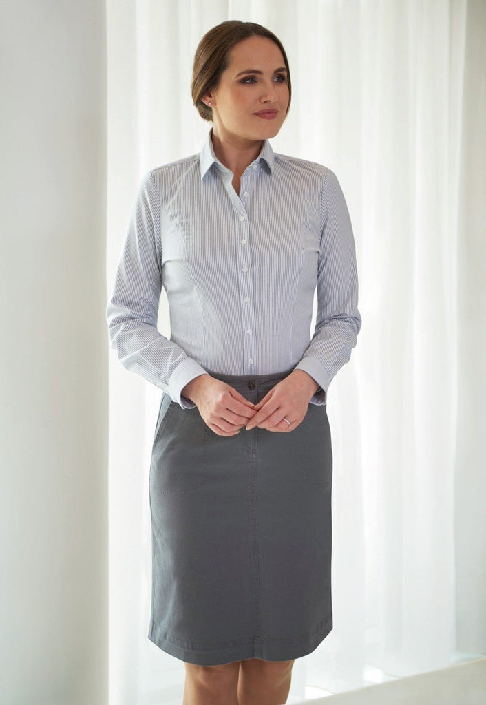 2302 - Austin Chino Skirt - The Staff Uniform Company