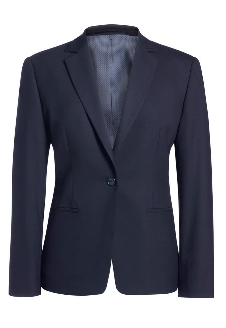 Cannes Ladies Tailored Fit Suit Jacket Ladies Suit Jacket Brook Taverner Navy 4 Regular