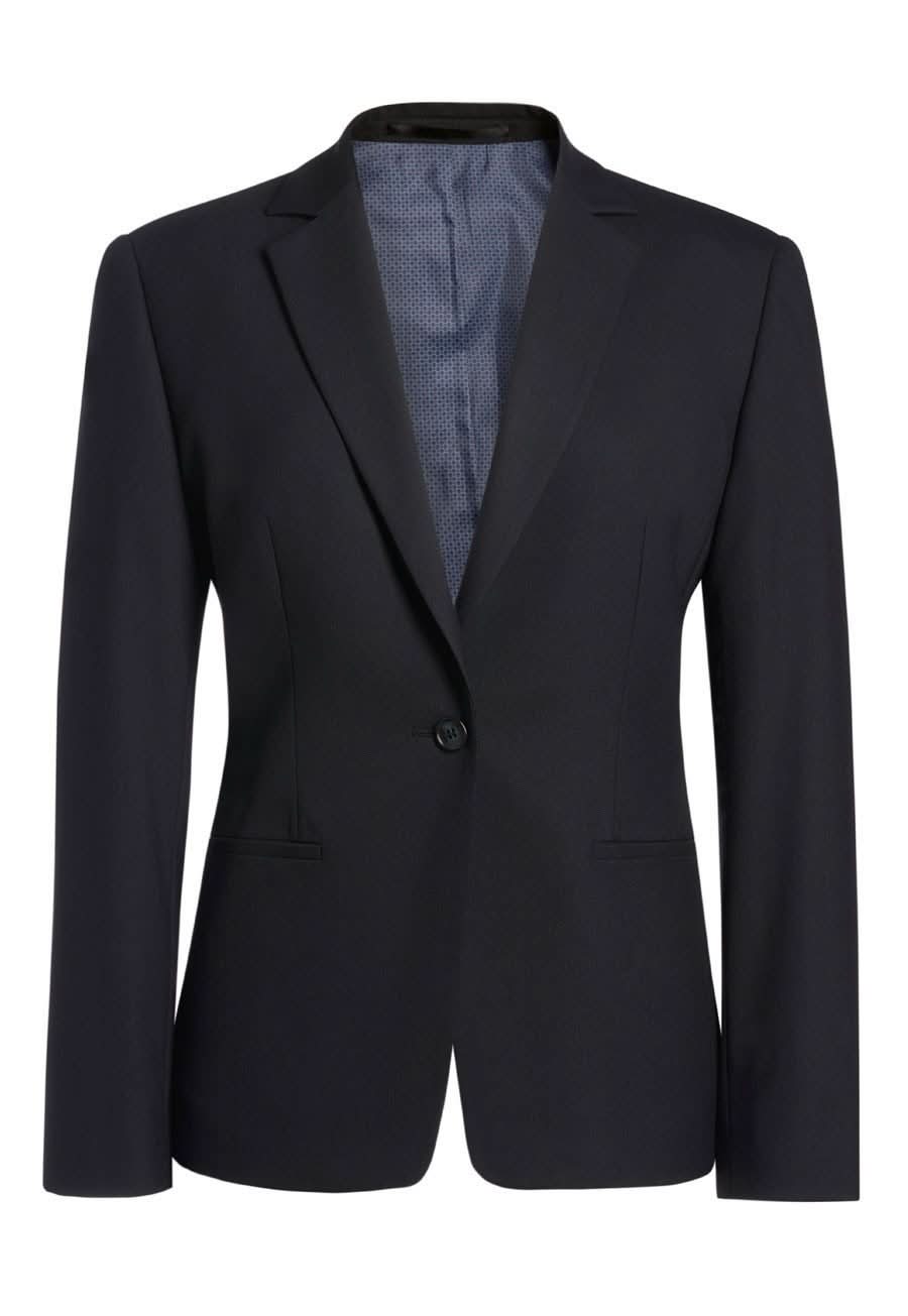 Cannes Ladies Tailored Fit Suit Jacket Ladies Suit Jacket Brook Taverner Black 4 Regular