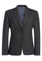 Cannes Ladies Tailored Fit Suit Jacket Ladies Suit Jacket Brook Taverner Charcoal 4 Regular