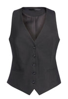 Toulouse Ladies Waistcoat Ladies Waistcoat Brook Taverner Charcoal XS