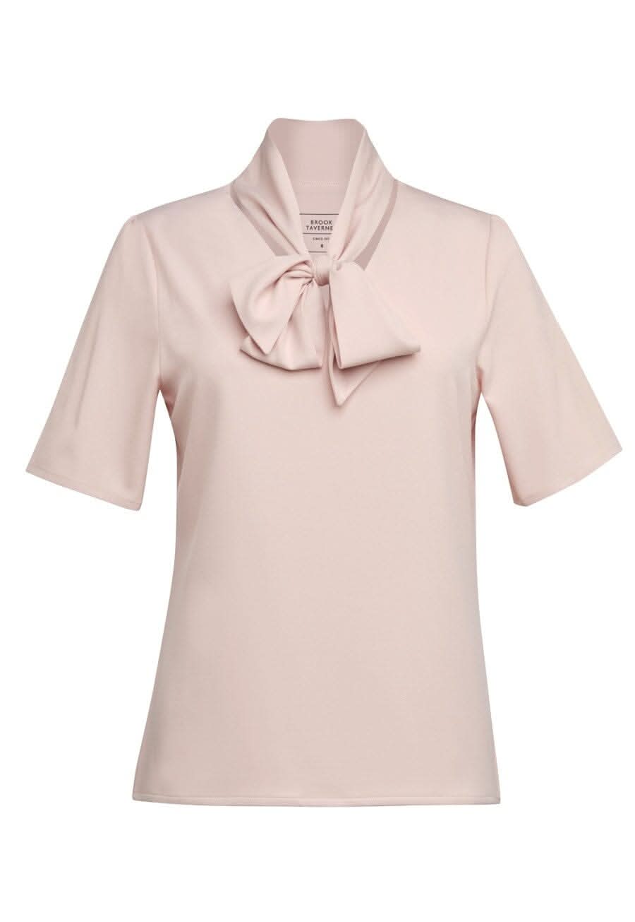 Flavia Ladies Tie Neck Blouse Blouses Brook Taverner