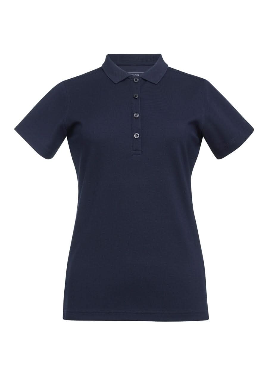 2373: Laurel Ladies Performance Polo Shirt Womens Polos Brook Taverner Navy XS
