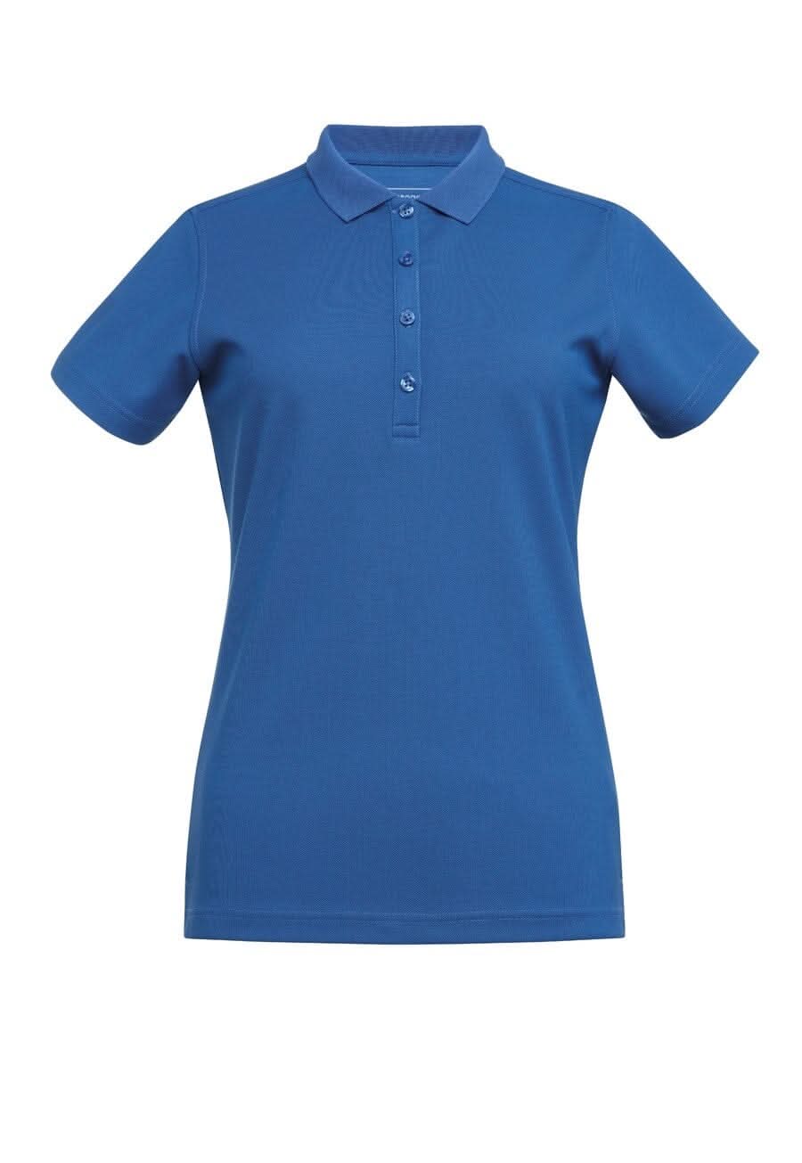 2373: Laurel Ladies Performance Polo Shirt Womens Polos Brook Taverner Royal Blue XS