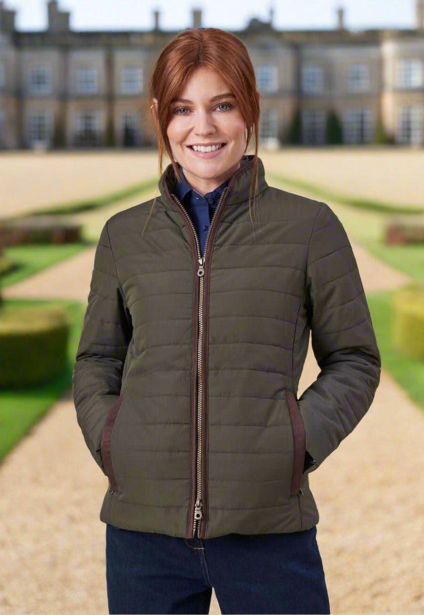 2376: Alma Ladies Quilted Jacket Womens Coats Brook Taverner