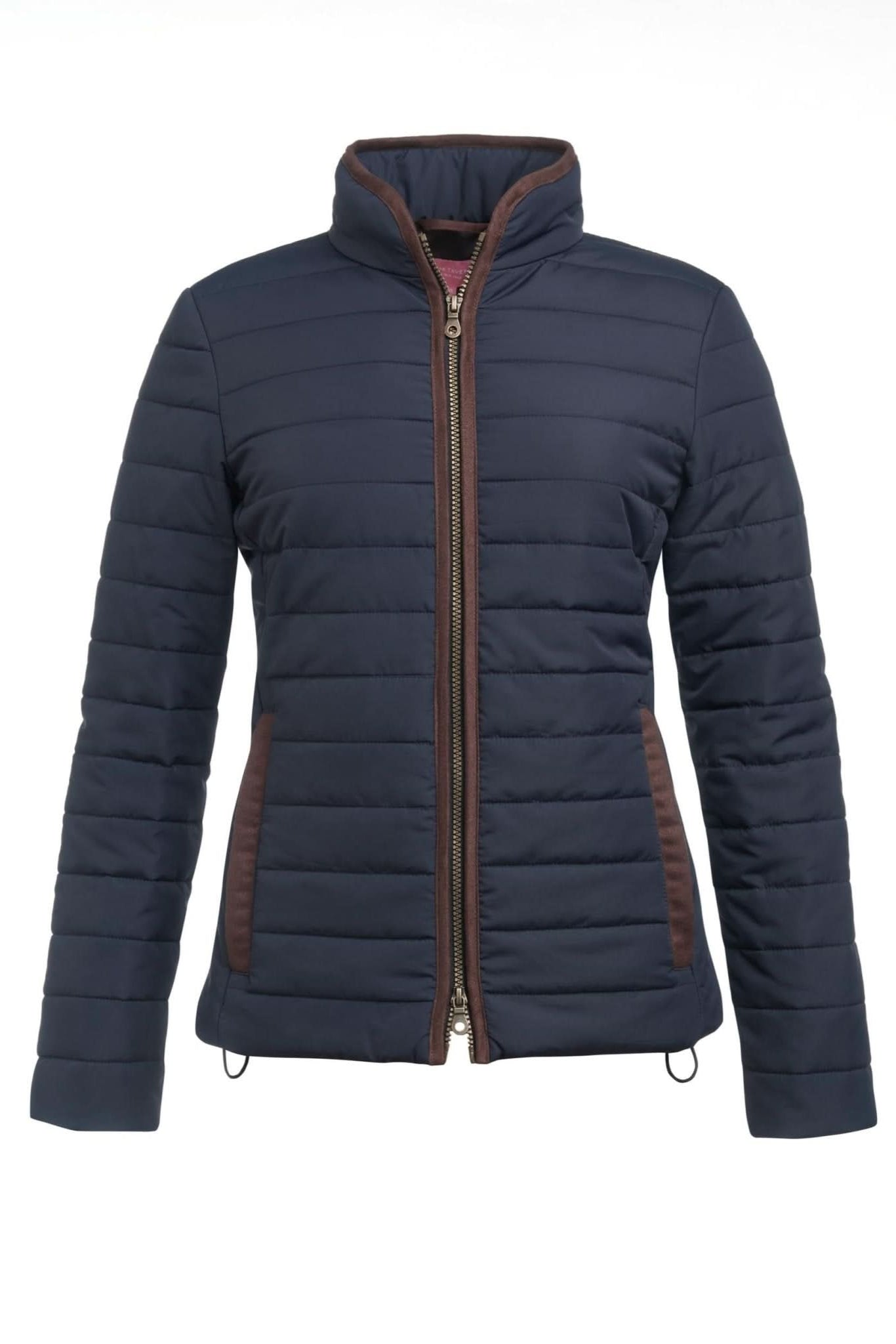 2376: Alma Ladies Quilted Jacket Womens Coats Brook Taverner Navy XS