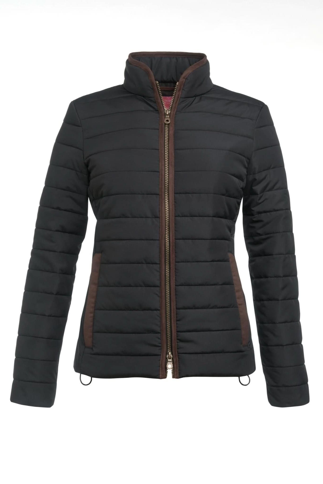 2376: Alma Ladies Quilted Jacket Womens Coats Brook Taverner Black XS