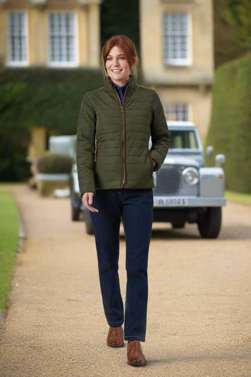 2376: Alma Ladies Quilted Jacket Womens Coats Brook Taverner
