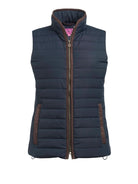2377: Madison Quilted Ladies Gilet Womens Bodywarmers Brook Taverner Navy XS