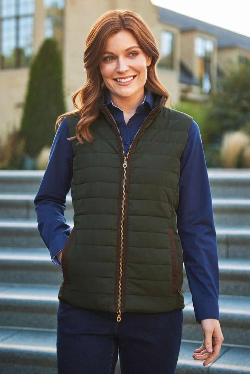 2377: Madison Quilted Ladies Gilet Womens Bodywarmers Brook Taverner
