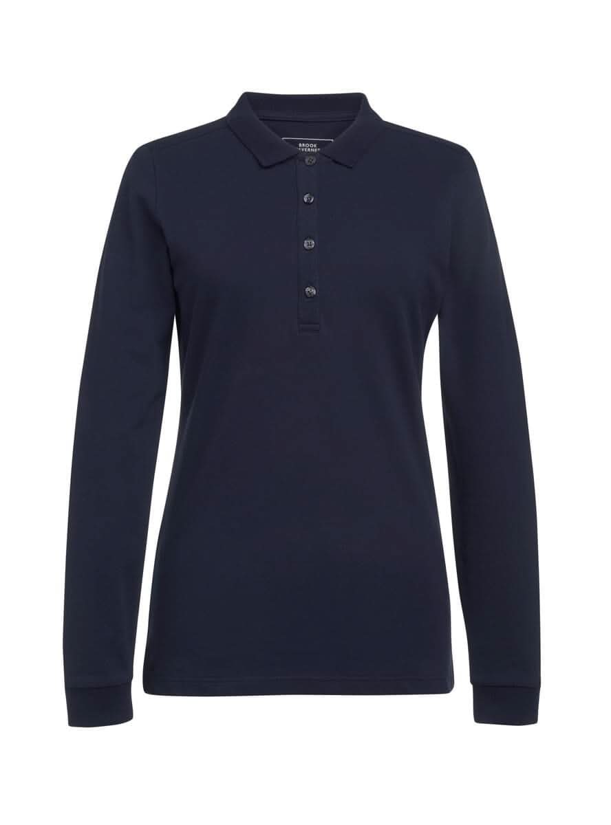2378: Anna Premium Cotton Ladies Polo Shirt Womens Polos Brook Taverner Navy XS