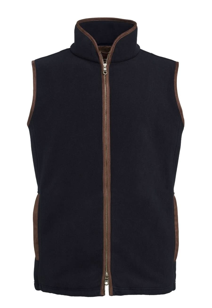 4221: Cincinnati Unisex Fleece Gilet Mens Bodywarmers Brook Taverner Gunmetal 2XS