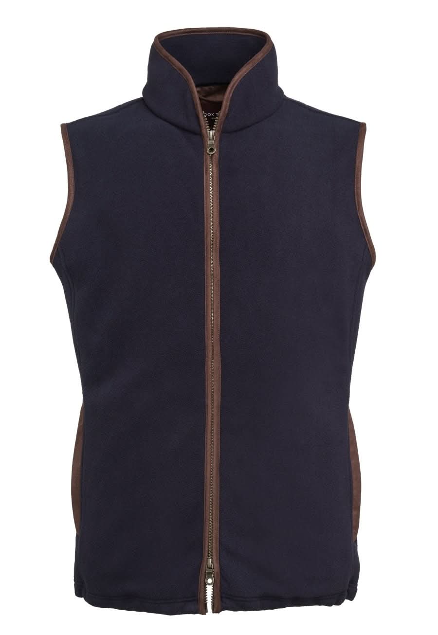 4221: Cincinnati Unisex Fleece Gilet Mens Bodywarmers Brook Taverner Navy 2XS