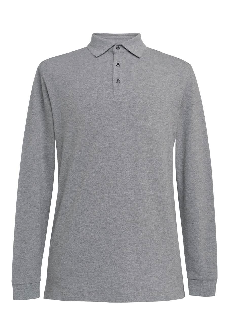 4222: Frederick Premium Mens Polo Shirt Mens Polos Brook Taverner Grey Marl XS