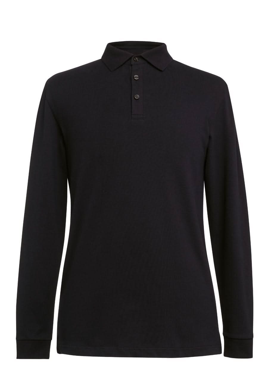 4222: Frederick Premium Mens Polo Shirt Mens Polos Brook Taverner Black XS