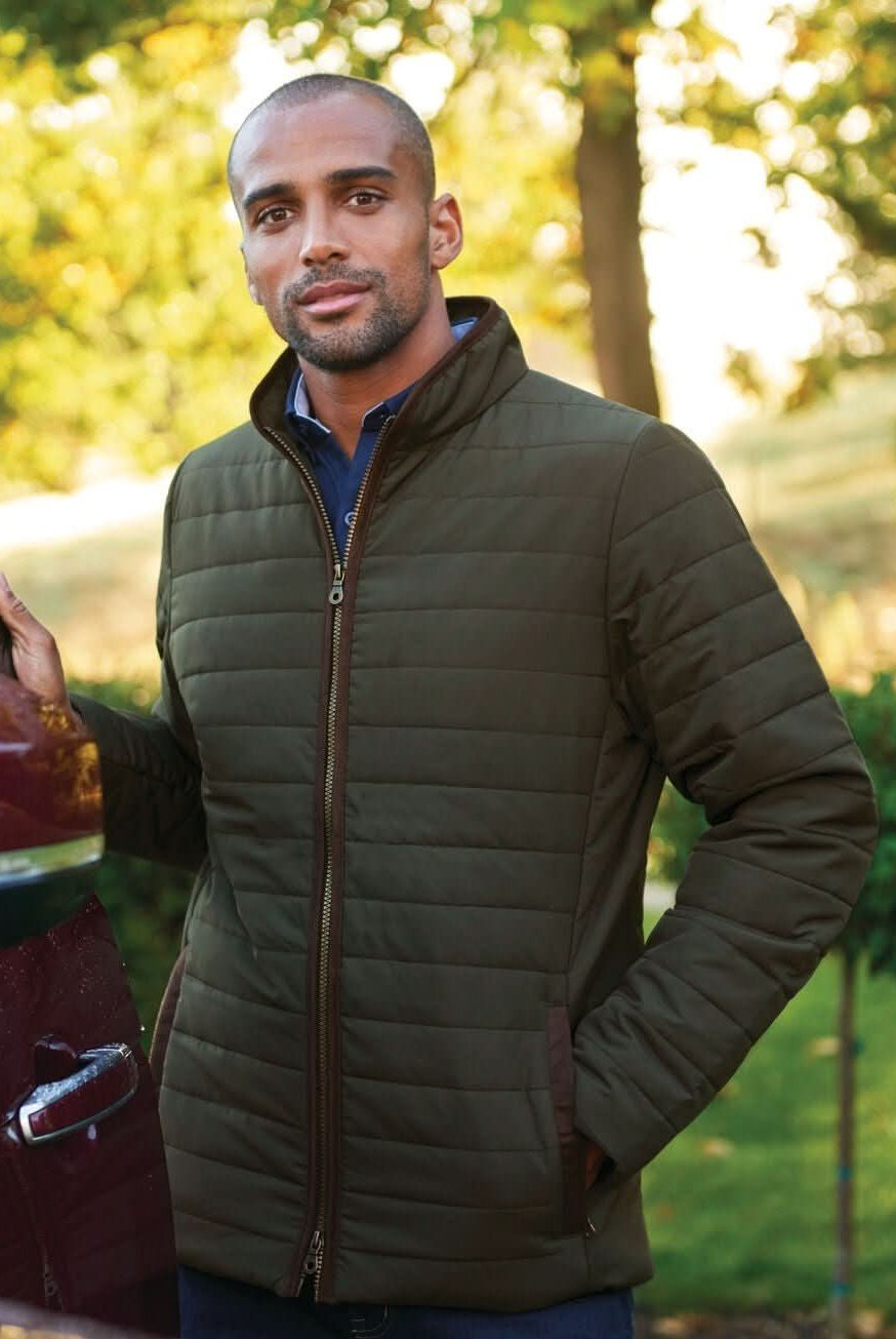 4369: Orlando Mens Quilted Jacket Mens Coats Brook Taverner
