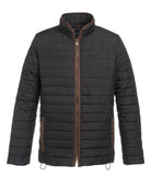 4369: Orlando Mens Quilted Jacket Mens Coats Brook Taverner Black XS
