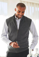 4372: Lincoln Mens Knitted Gilet Mens Knitwear Brook Taverner