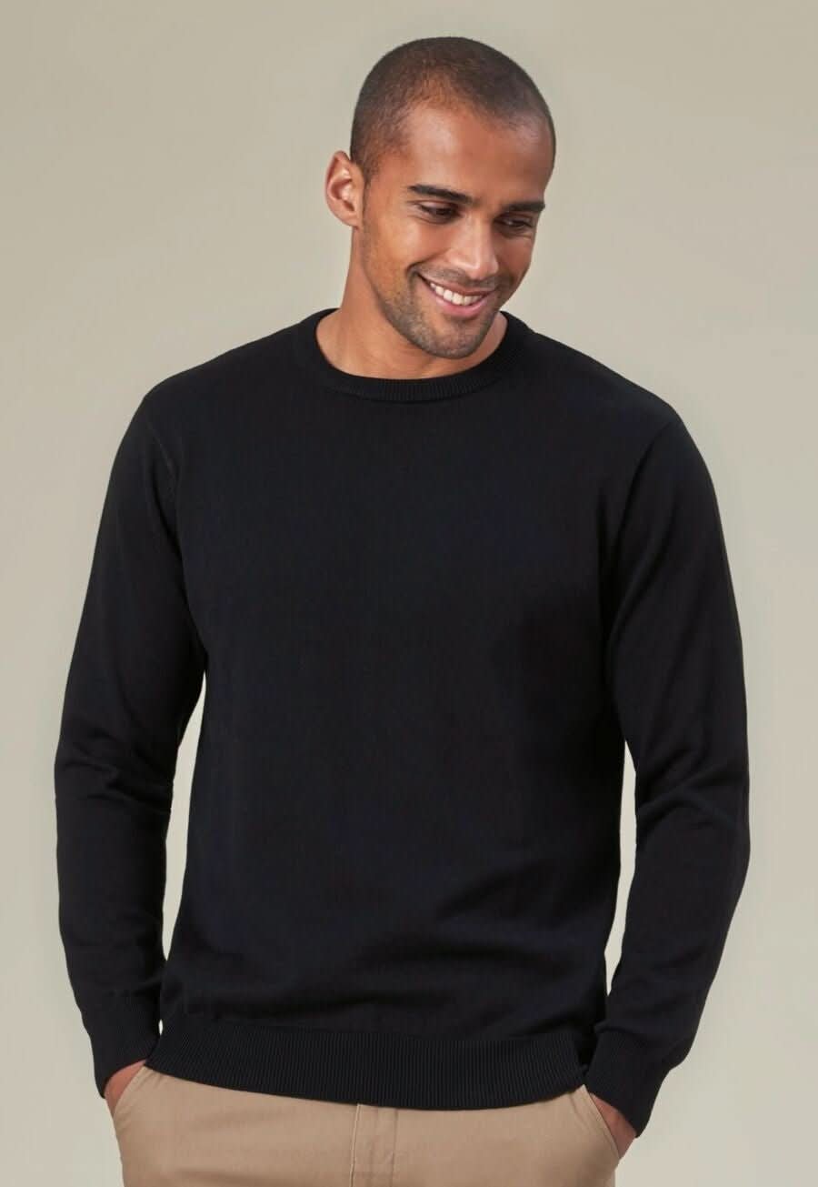 4440: Jackson Mens Crew Neck Jumper Mens Knitwear Brook Taverner