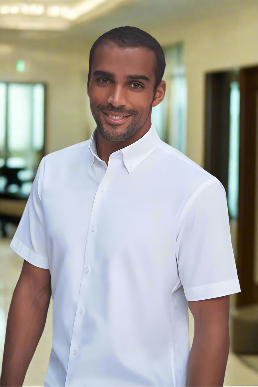 Calgary Mens Short Sleeve Oxford Shirt Mens Short Sleeve Shirts Brook Taverner