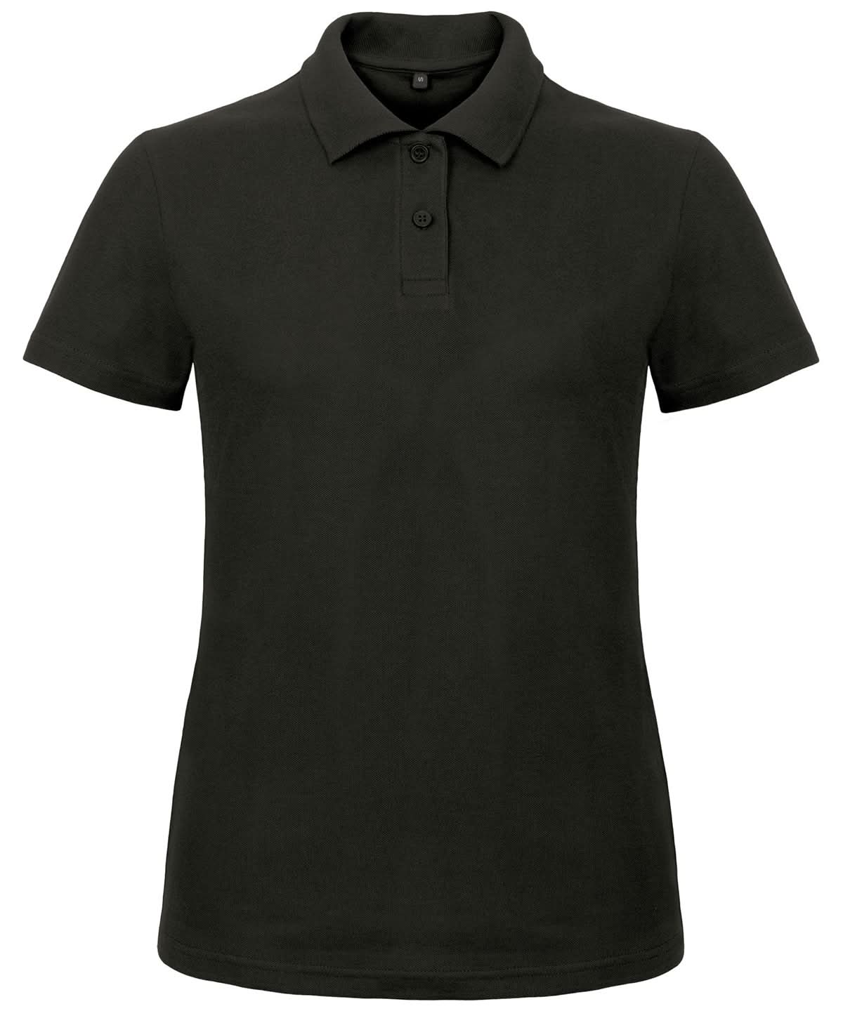 B306F: Womens Piqu Polo Shirt Womens Polos B&C Black XS