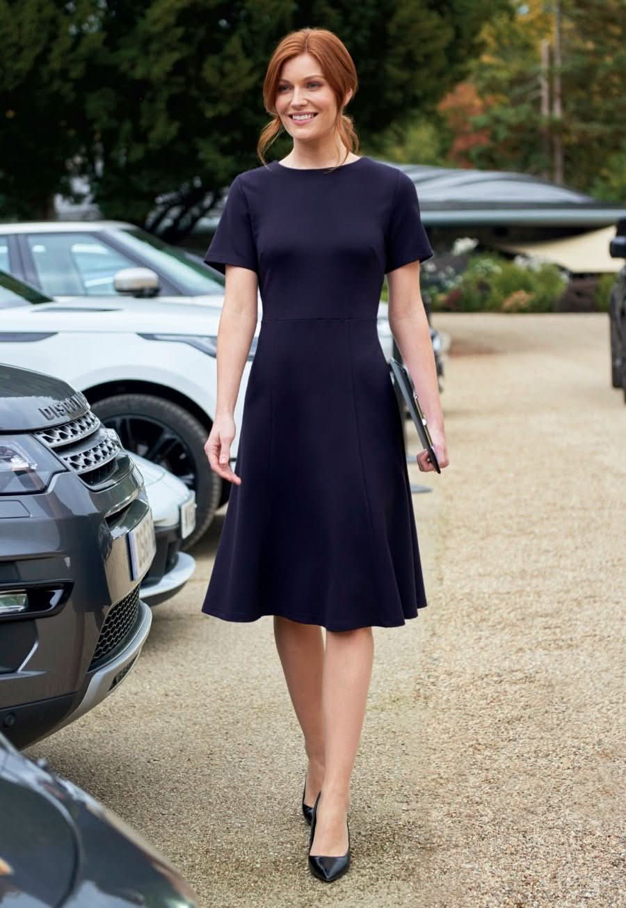 Belinda Women's Jersey Stretch Dress Dresses Brook Taverner