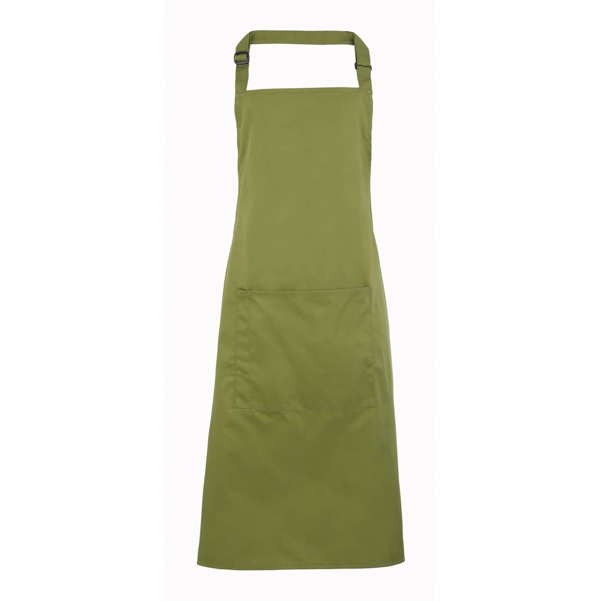 Colours Bib Apron - with Pocket Aprons Premier Oasis Green