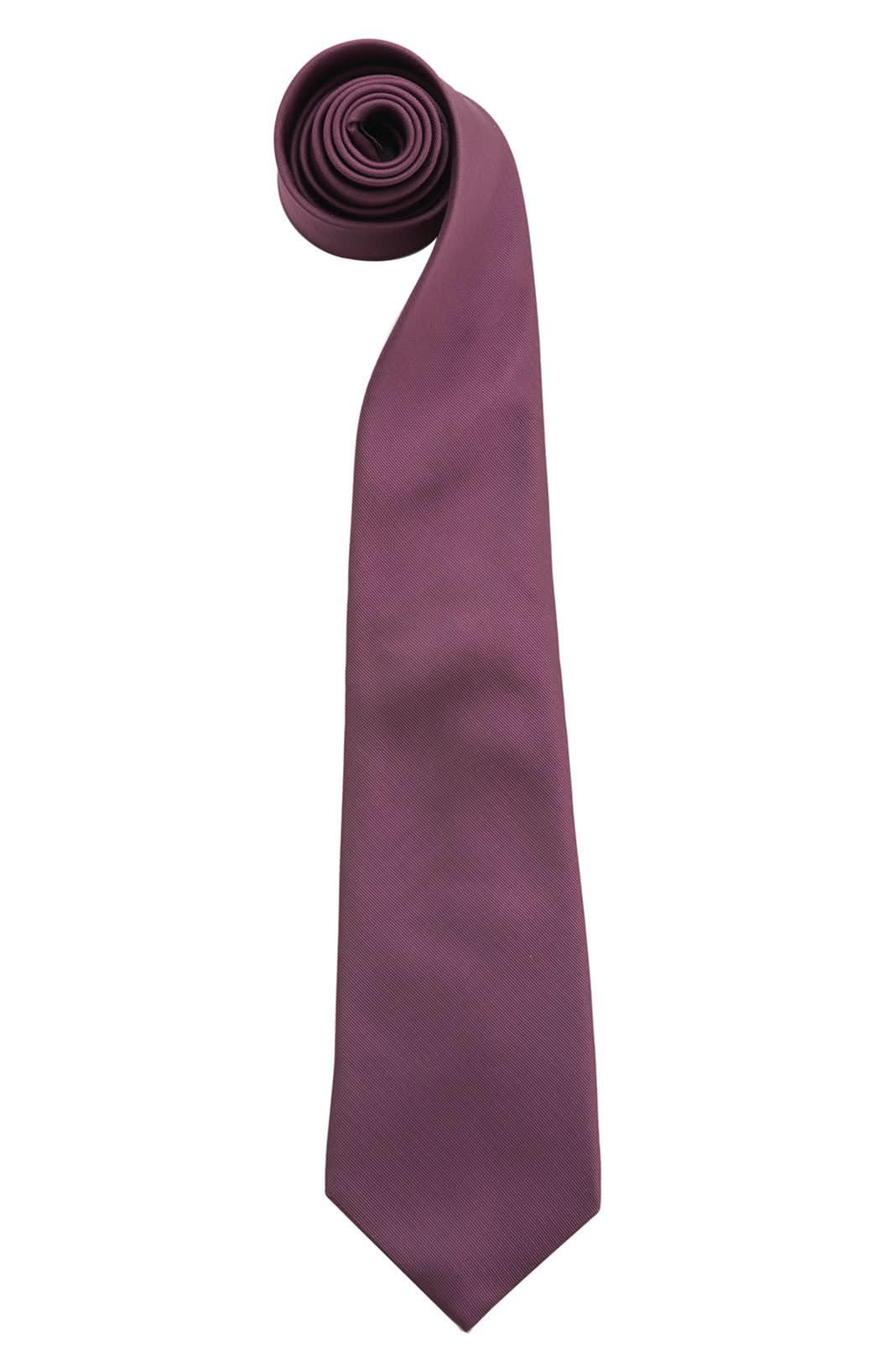 PR765: Colours Fashion Tie Ties Premier Purple Regular