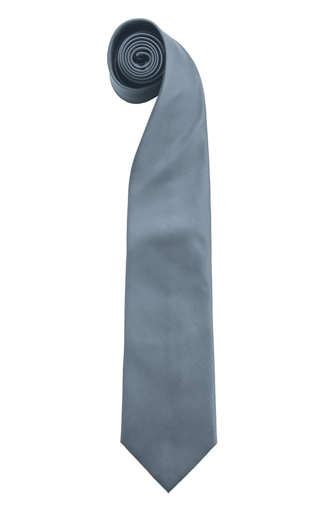 PR765: Colours Fashion Tie Ties Premier Grey Regular