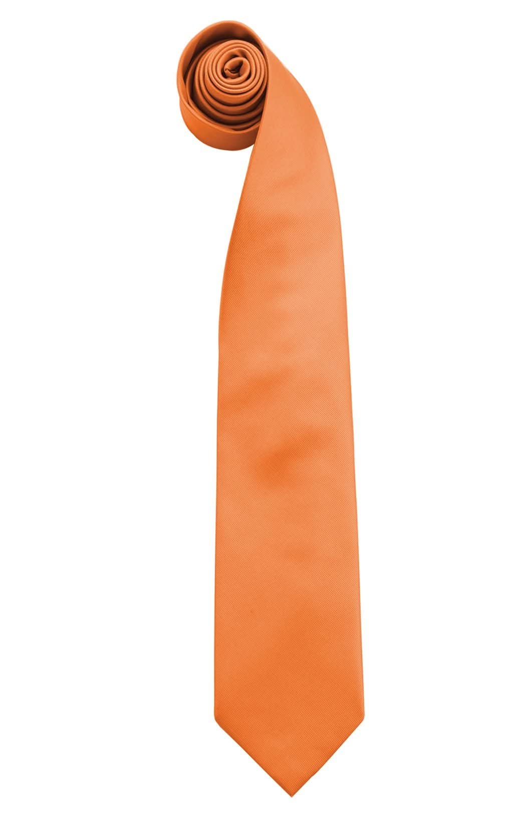 PR765: Colours Fashion Tie Ties Premier Orange Regular