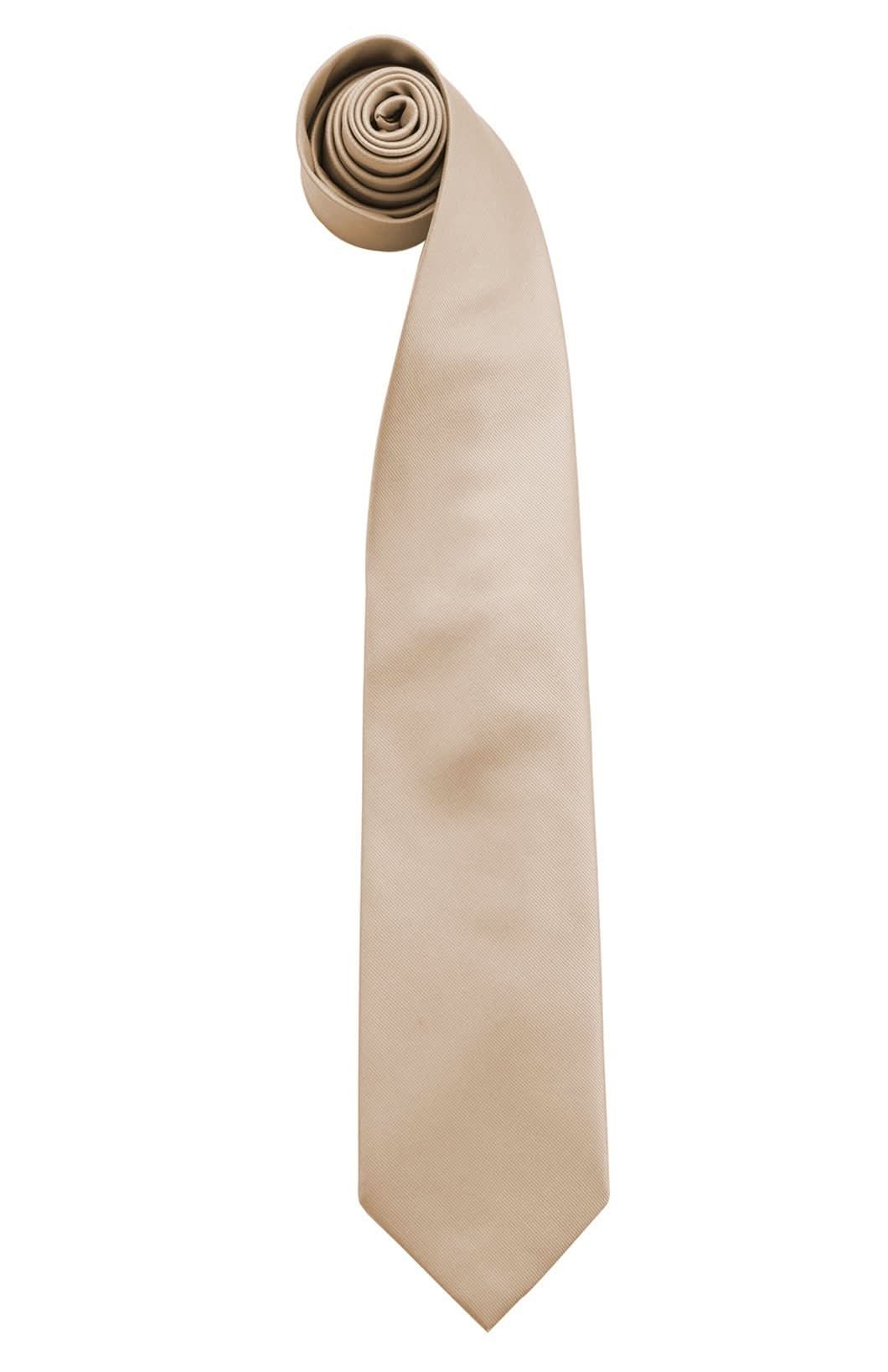 PR765: Colours Fashion Tie Ties Premier Khaki Regular