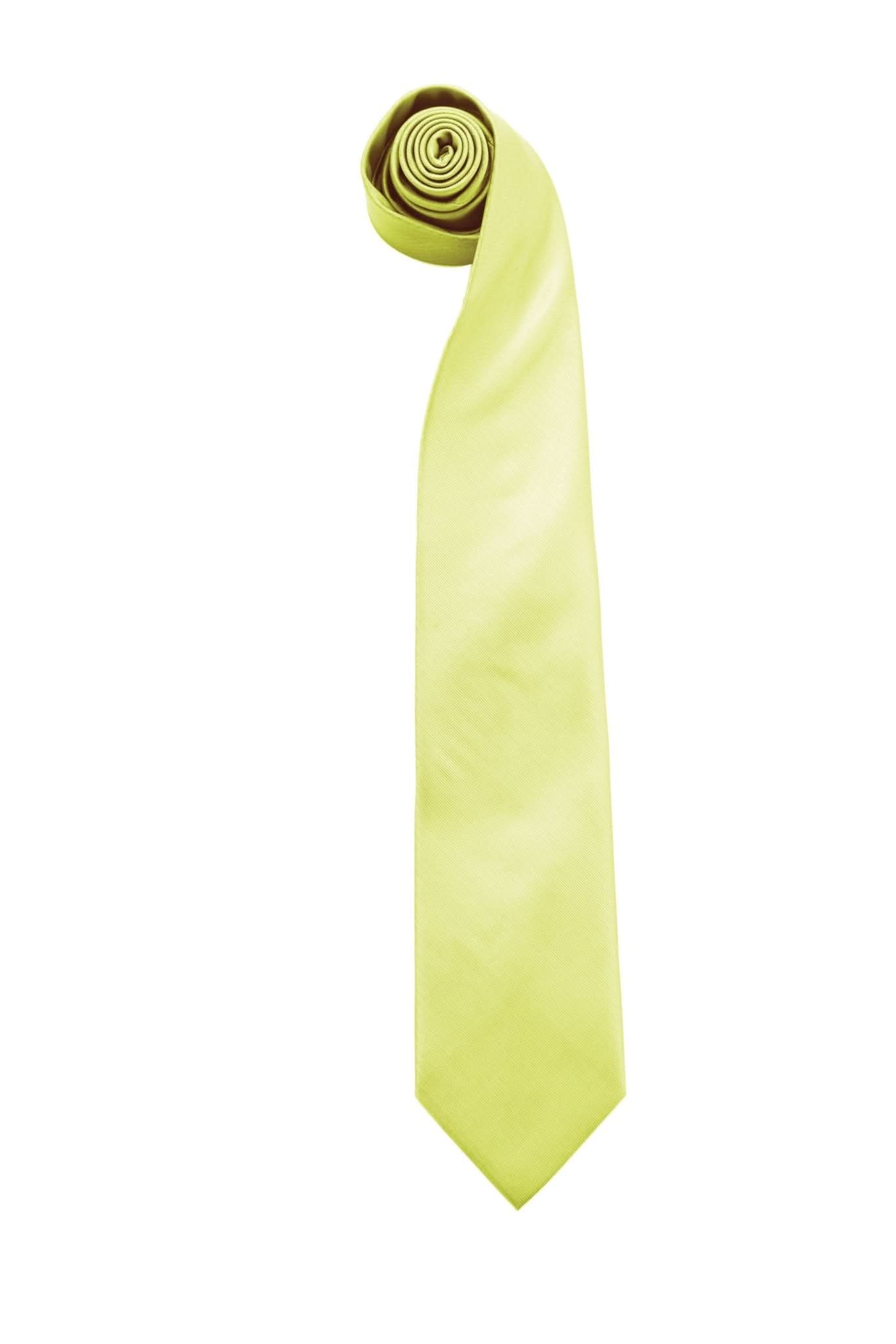 PR765: Colours Fashion Tie Ties Premier Lime Regular
