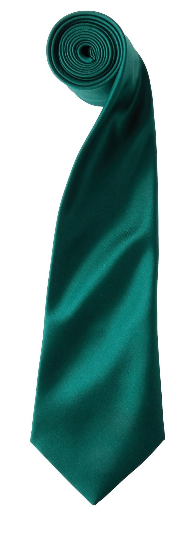 PR750: Colours Satin Tie Ties Premier Bottle Regular