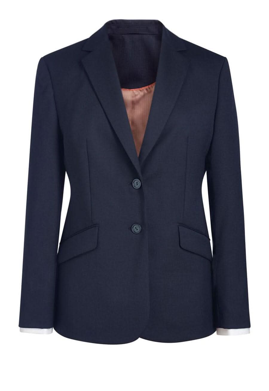 Connaught Classic Fit Ladies Suit Jacket Ladies Suit Jacket Brook Taverner Navy 8 Short
