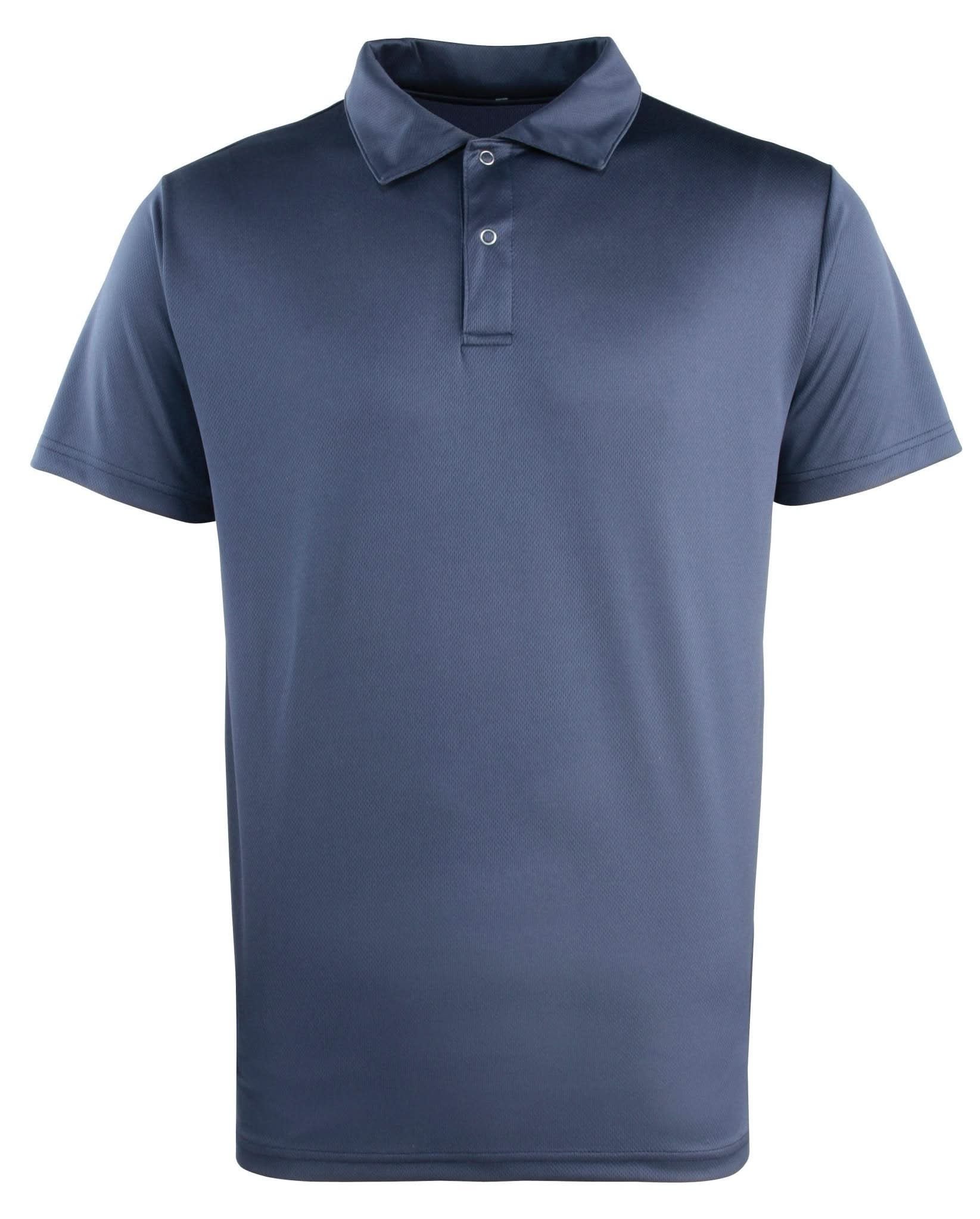 PR6112: Unisex Studded Polo Shirt Hospitality T-Shirts Premier Navy XS