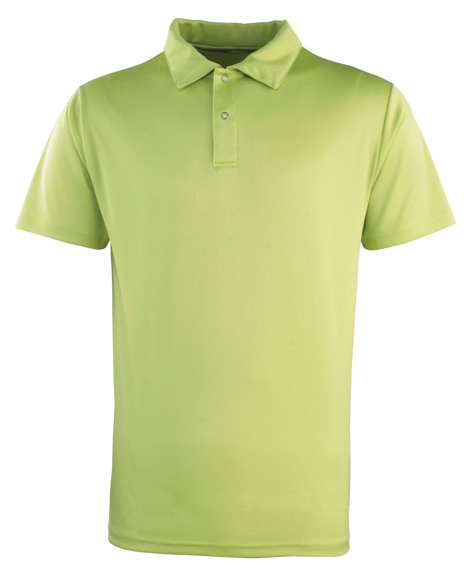 PR6112: Unisex Studded Polo Shirt Hospitality T-Shirts Premier Lime XS