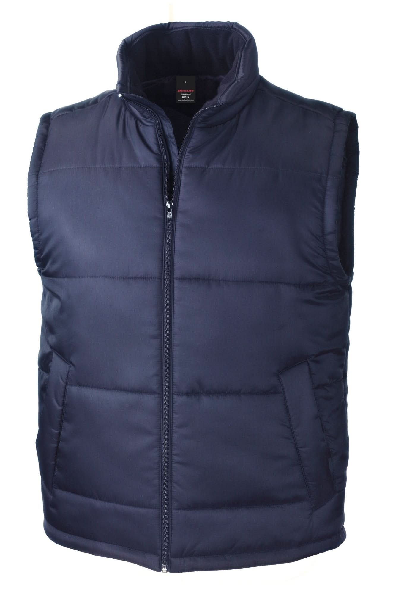 R208X: Result Core Mens Bodywarmer Mens Bodywarmers Result Core Navy XS