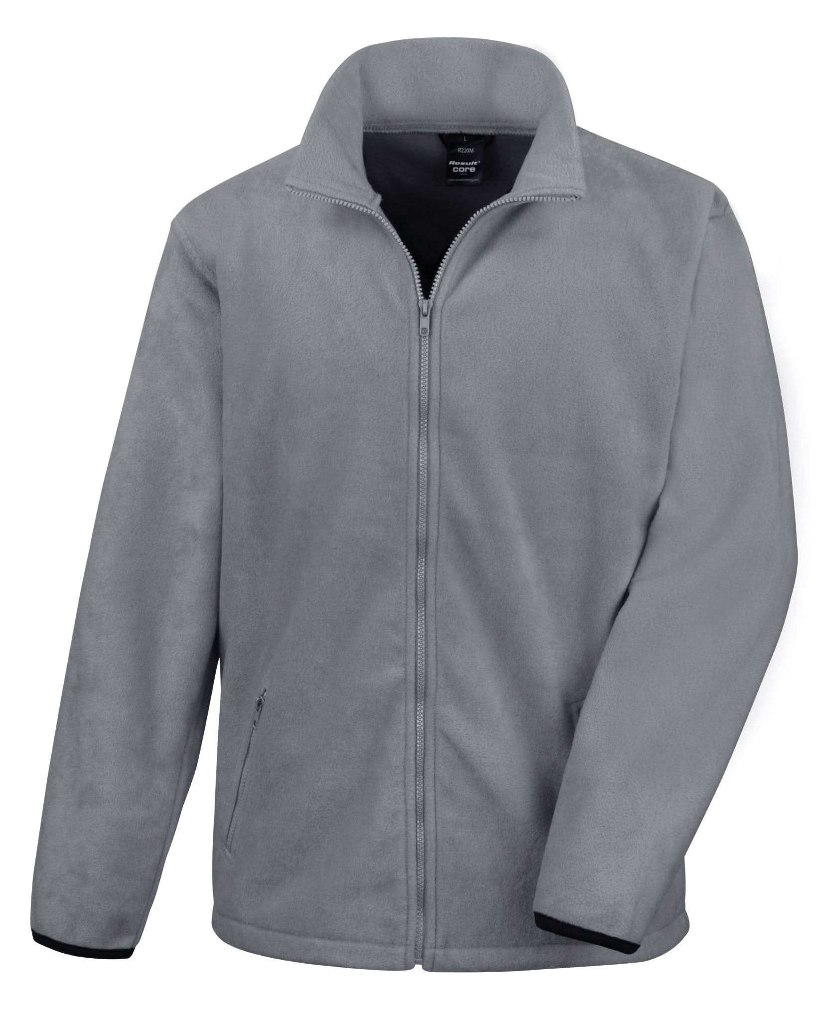 R220X: Result Core Mens Fleece Mens Fleeces Result Core Pure Grey S