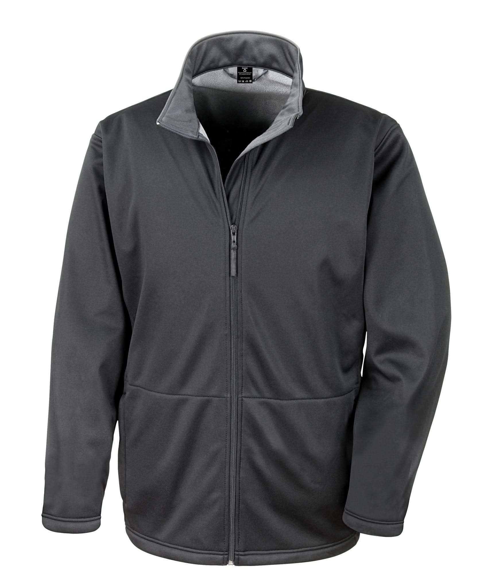 R209X: Result Core Softshell Jacket Mens Softshell Jackets Result Core Black XS
