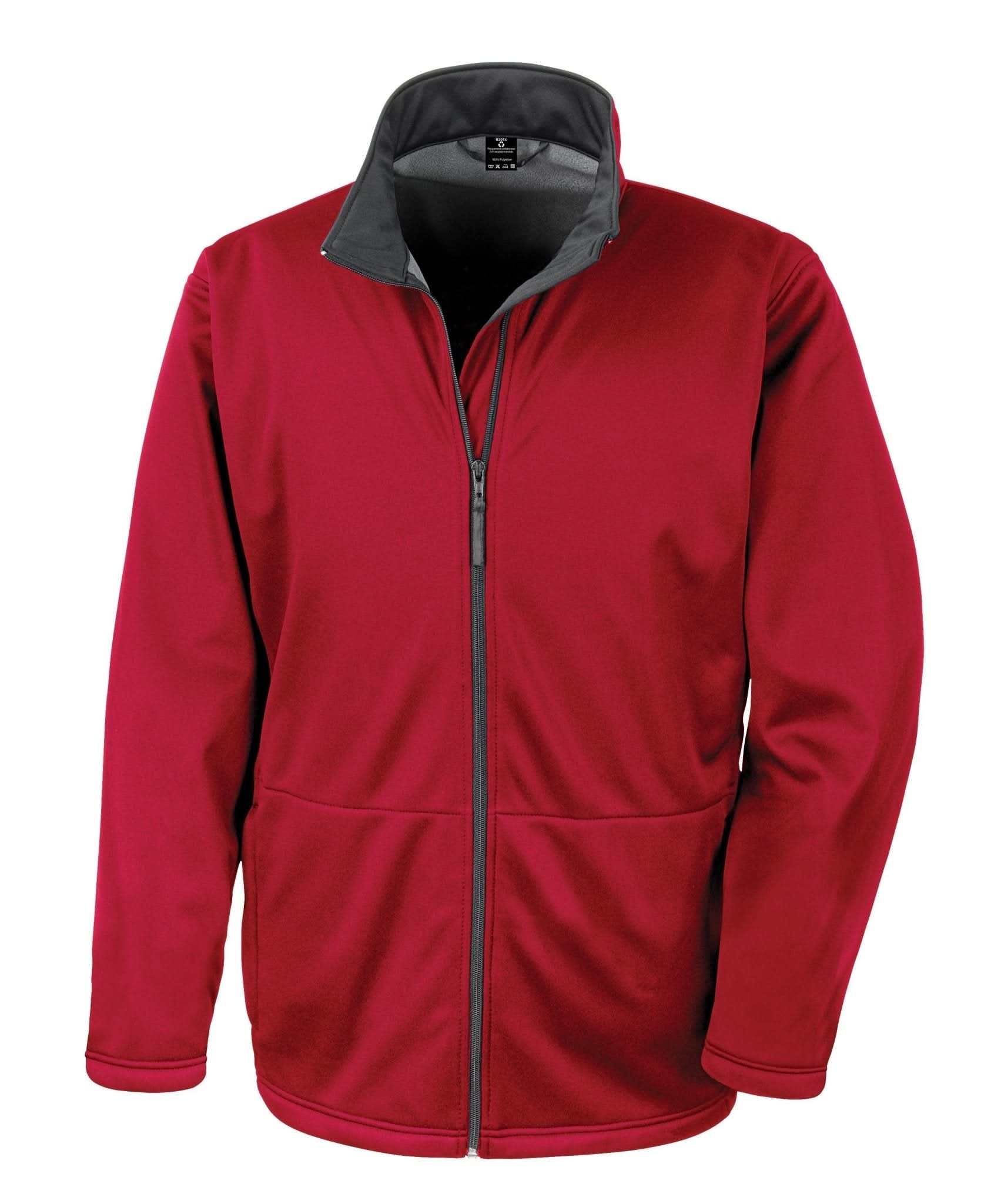 R209X: Result Core Softshell Jacket Mens Softshell Jackets Result Core Red XS